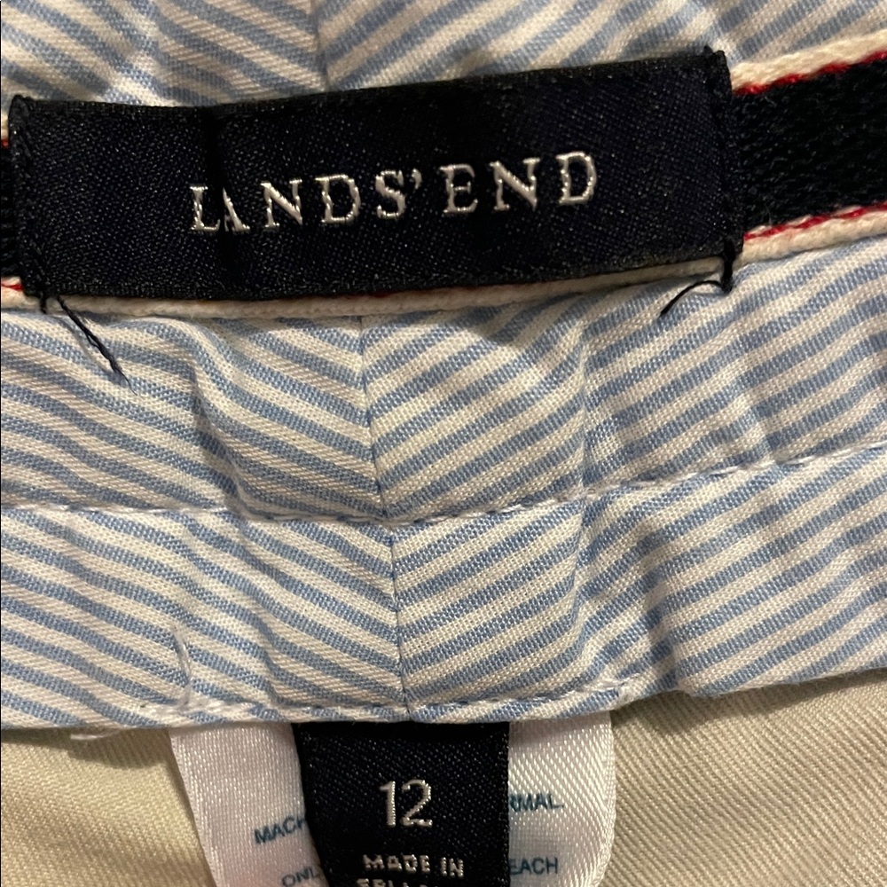 Lands' End Chino Skort, Size 12 - Picture 2 of 8